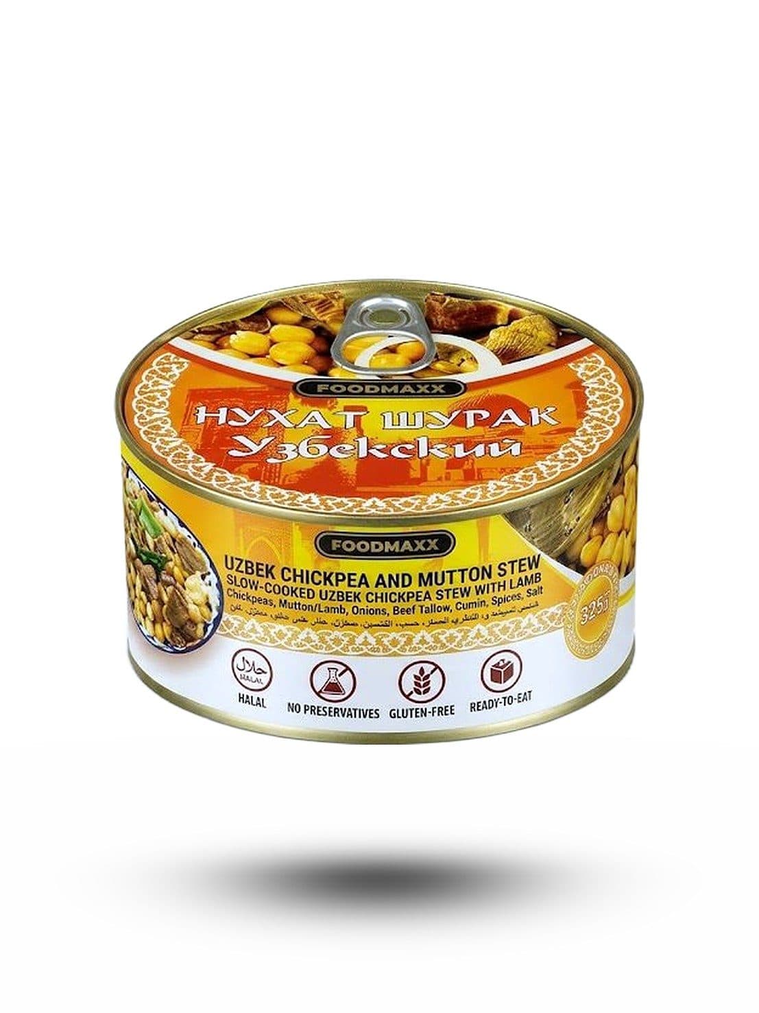Oʻzbek Noʻxat Va Qoʻy Goʻshti Dimlama 325 g