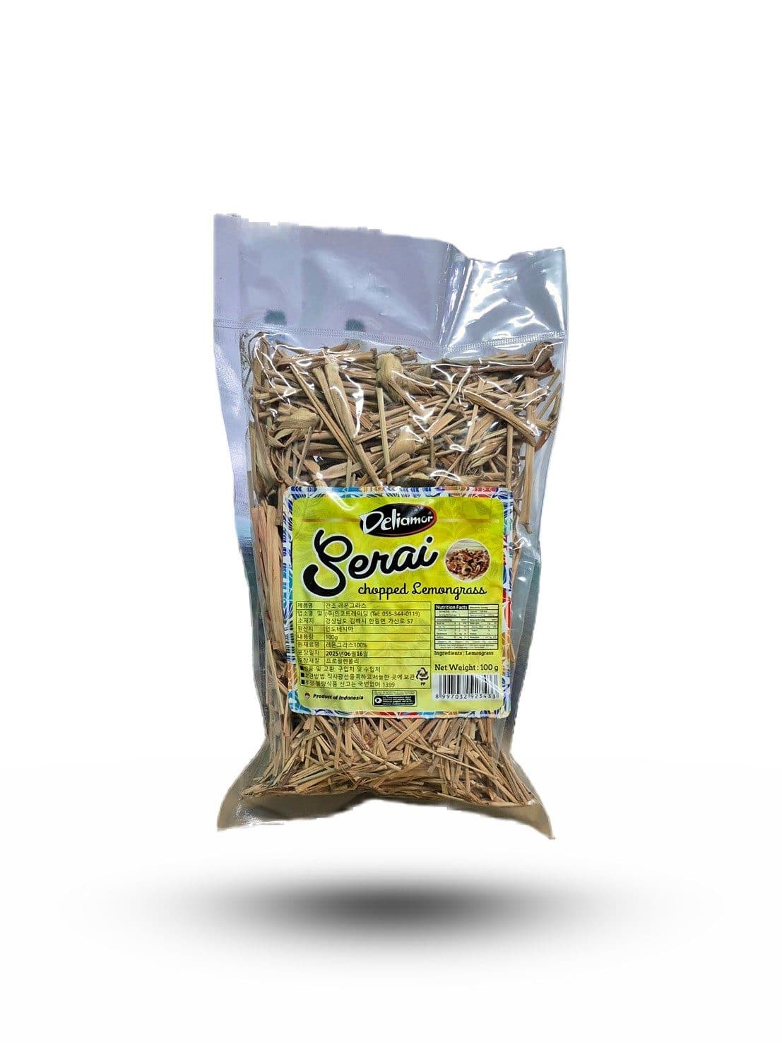 잘게 썬 레몬그라스 100 g